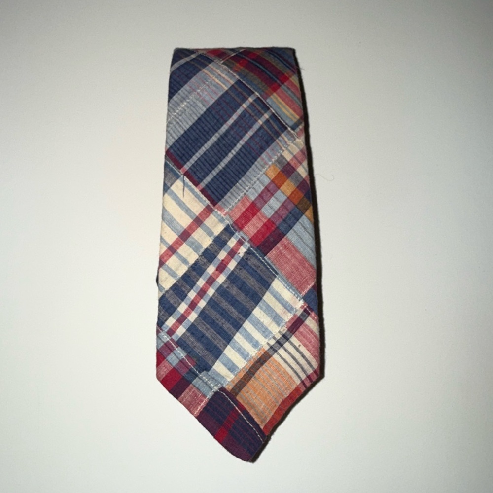 Sundance Wembley Plaid Patchwork Tie - Multicolor